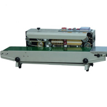 Horizontal Tabletop Semi Automatic Continuous Heat Plastic Bag Seal Heat Sealer Sealing Machine